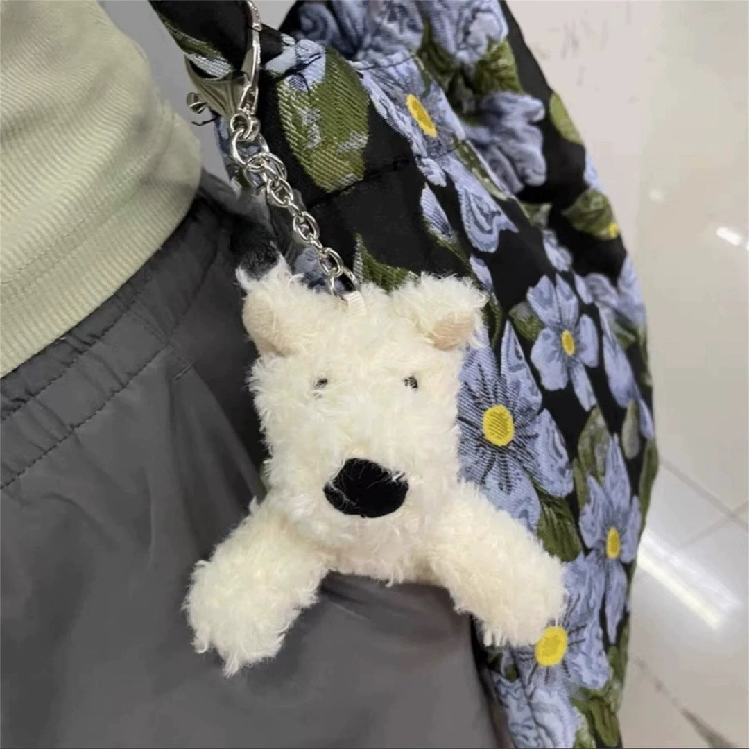 Puppy Plush Toys Keychain Backpack Pendant