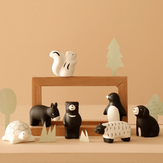 Creative Ceramic Small Animal Decorations