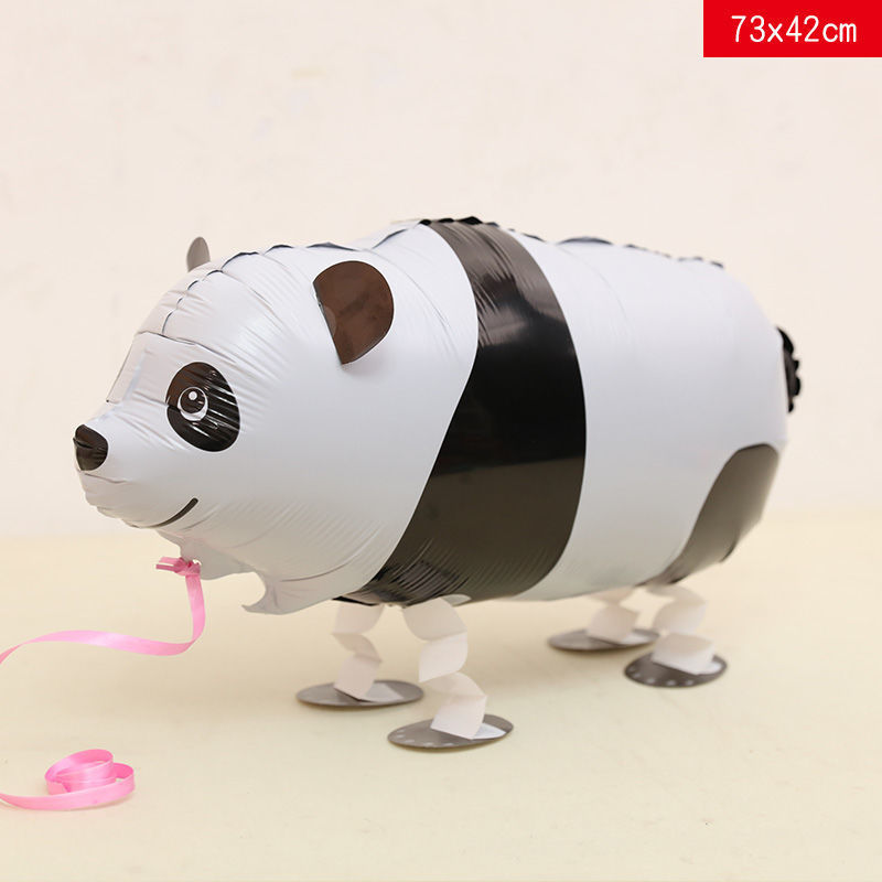 Walking Balloon Cartoon Animal Pet Walking Aluminum Film Helium Children's Toy