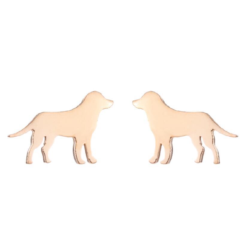 Animal Earrings Peacock Dinosaur Earrings Female Stainless Steel Simple Tortoise Hedgehog Ear Bone Nails