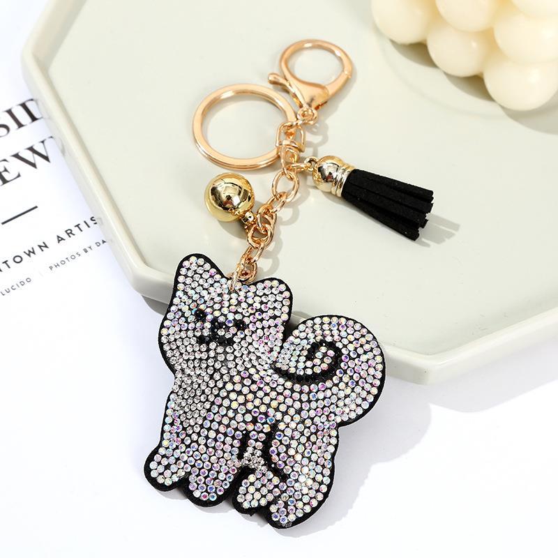 Tassel Diamond Keychain Pendant