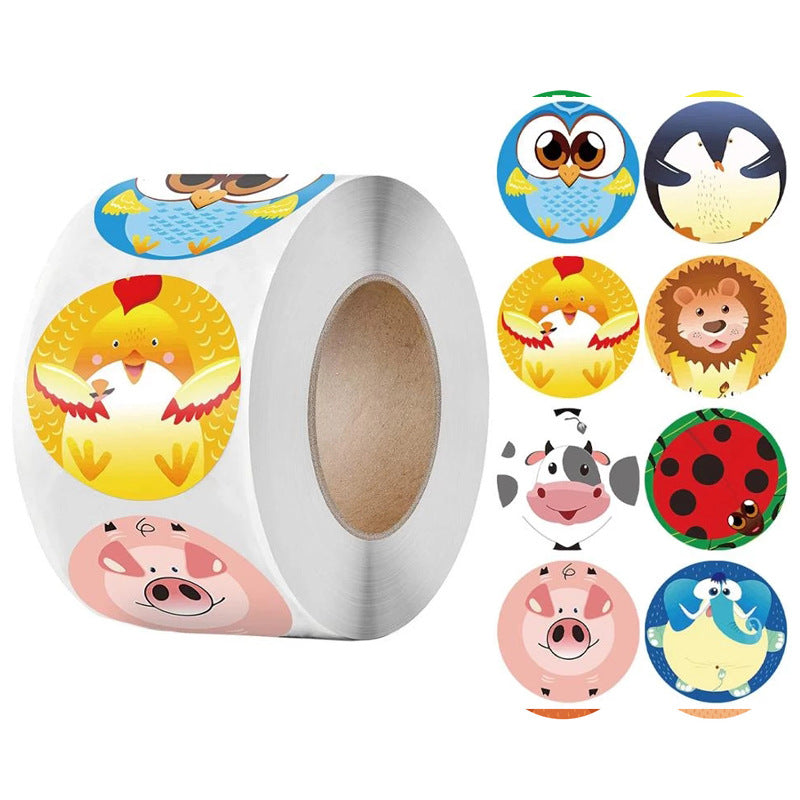 Children's Cartoon Animal Stickers Cute