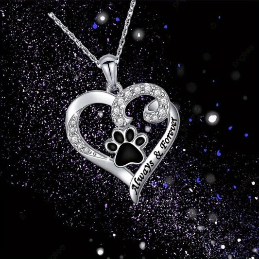 Creative Animal Paw Print Personality All-match Stylish Pendant Necklace