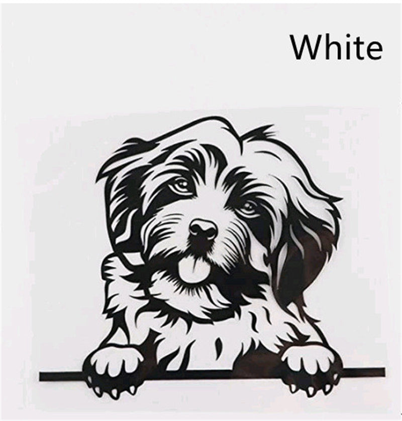 Pet Dog Pattern Car Tail Decoration Sticker