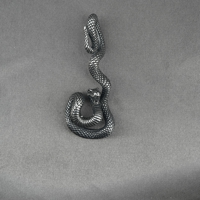 Jewelry Cobra Men's Titanium Steel Necklace