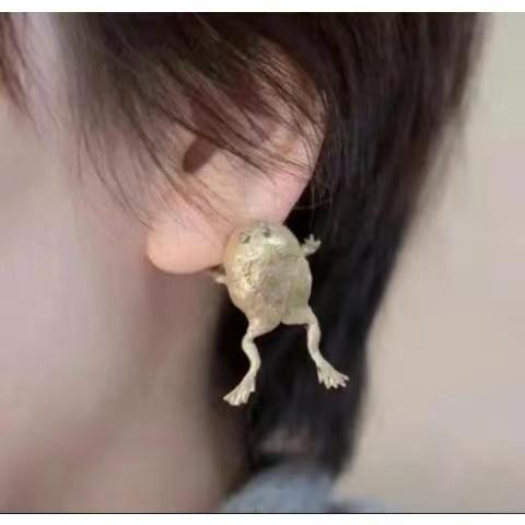 Frog Cute Personality Animal Vintage Earrings