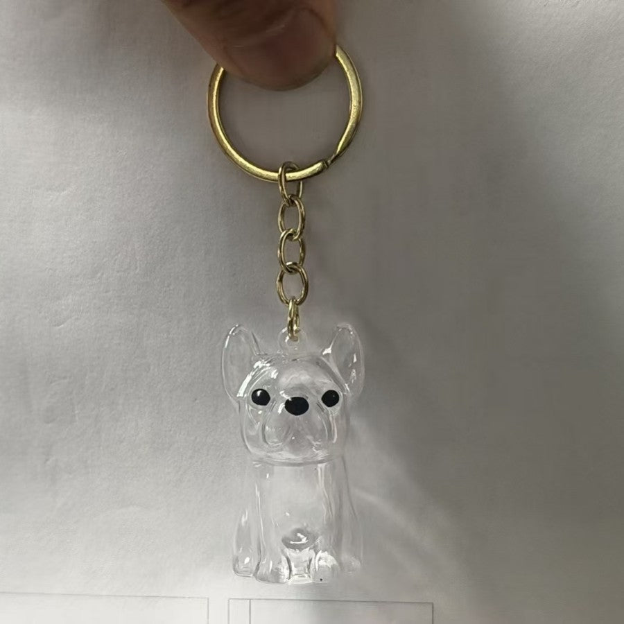 Dog Fur Storage Cute Pendant Keychain Bag Charm