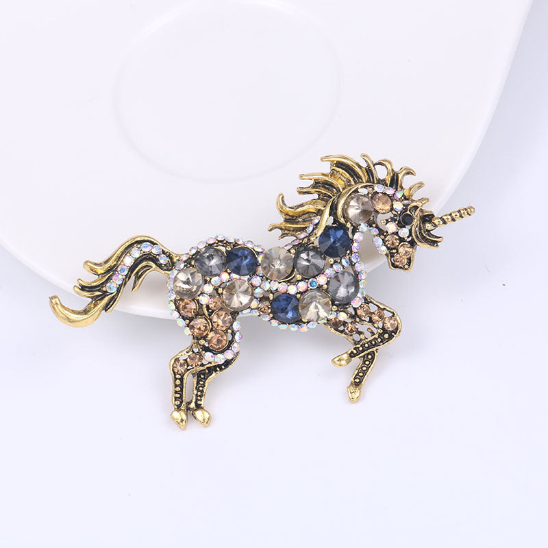 Fashion Diamond Inlaid Cartoon  Brooch