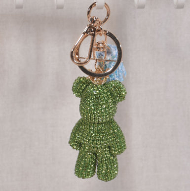 Creative Diamond Cartoon Bear Keychain