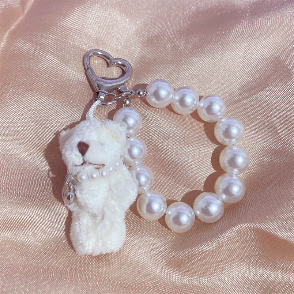 Cute Plush Teddy Bear Keychain Cute Doll Puppet