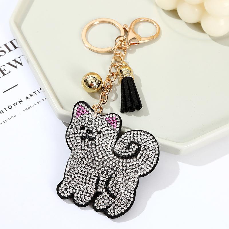 Tassel Diamond Keychain Pendant