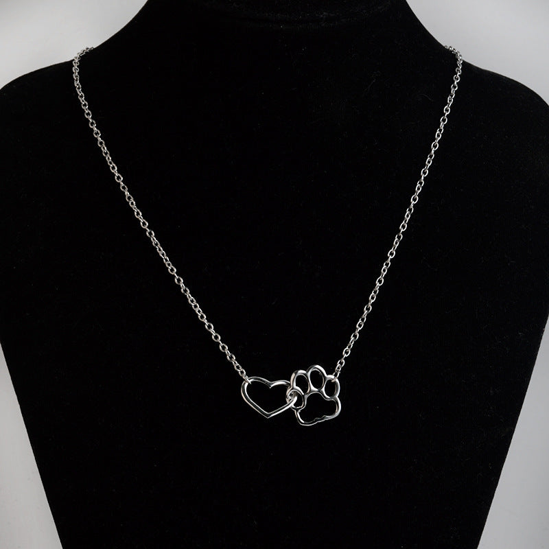 Dog paw necklace