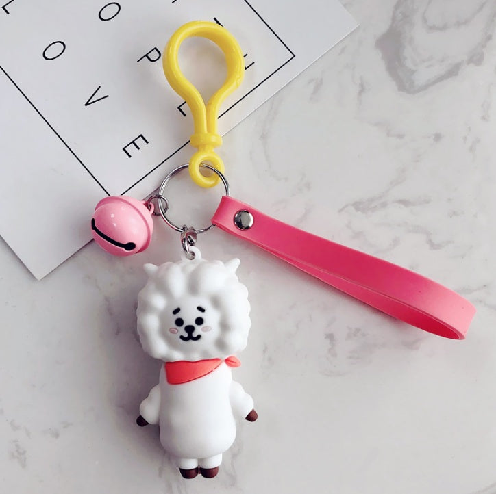 Cartoon Keychain Key Holder Chain Bag Pendant Accessories Keyring Jewelry YLM9514