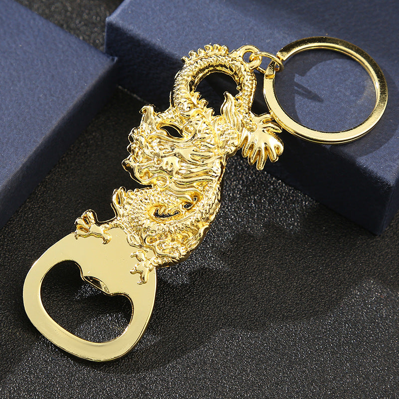 Such As Color Steel Keychain Dragon Bottle Opener