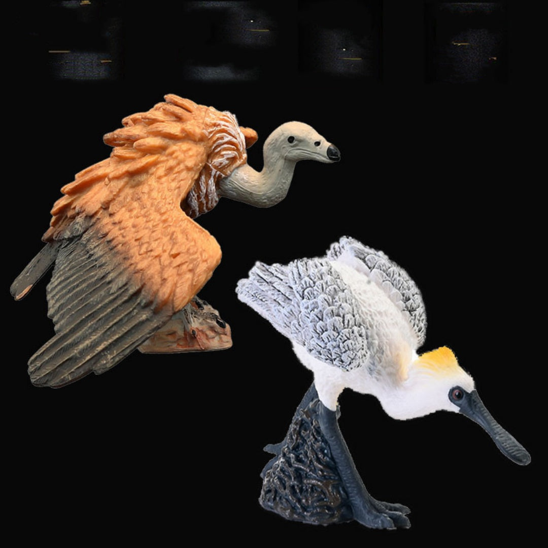 Children's Solid Simulation Animal Toy Wild Animal Model Set Vulture