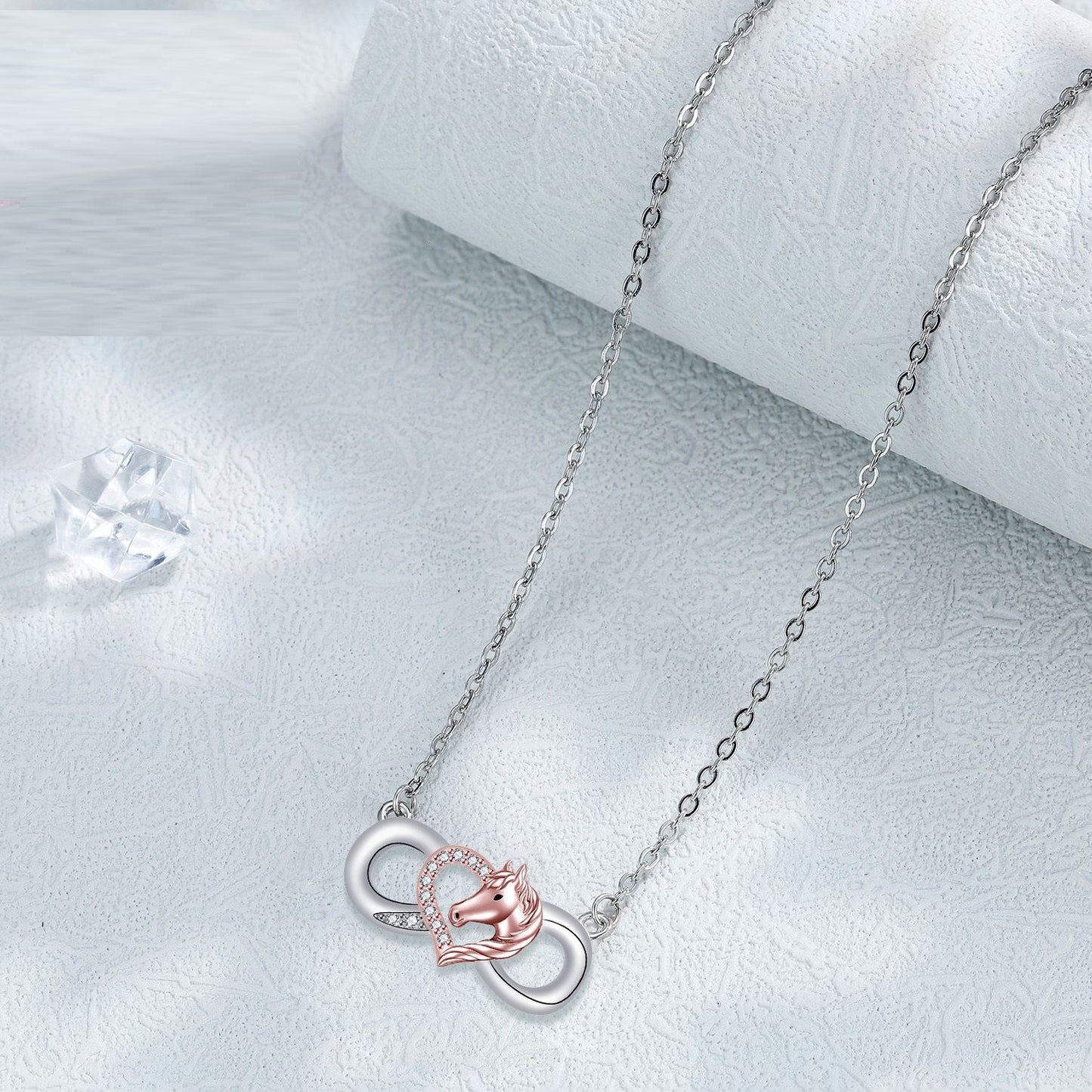 European And American Style Necklace Women's Horse Stylish Pendant High-grade Jewelry