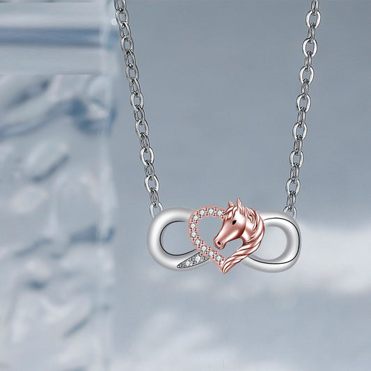 European And American Style Necklace Women's Horse Stylish Pendant High-grade Jewelry