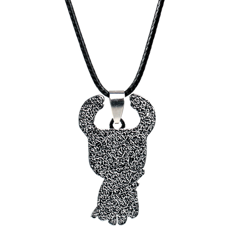 Knight Keychain Alloy Necklace Pendant