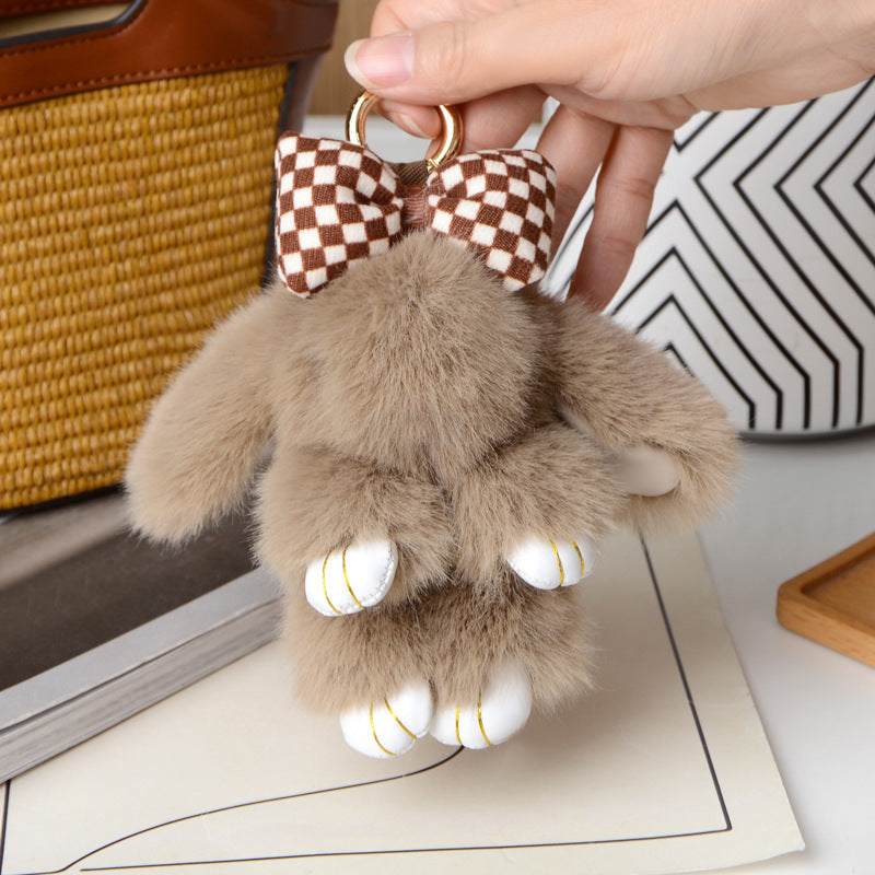 Cartoon Plush Bunny Keychain Pendant