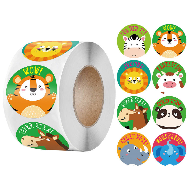 Children's Cartoon Animal Stickers Cute