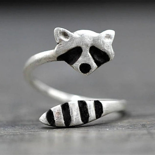 Female Cute Fox Tail Animal Ring Jewelry