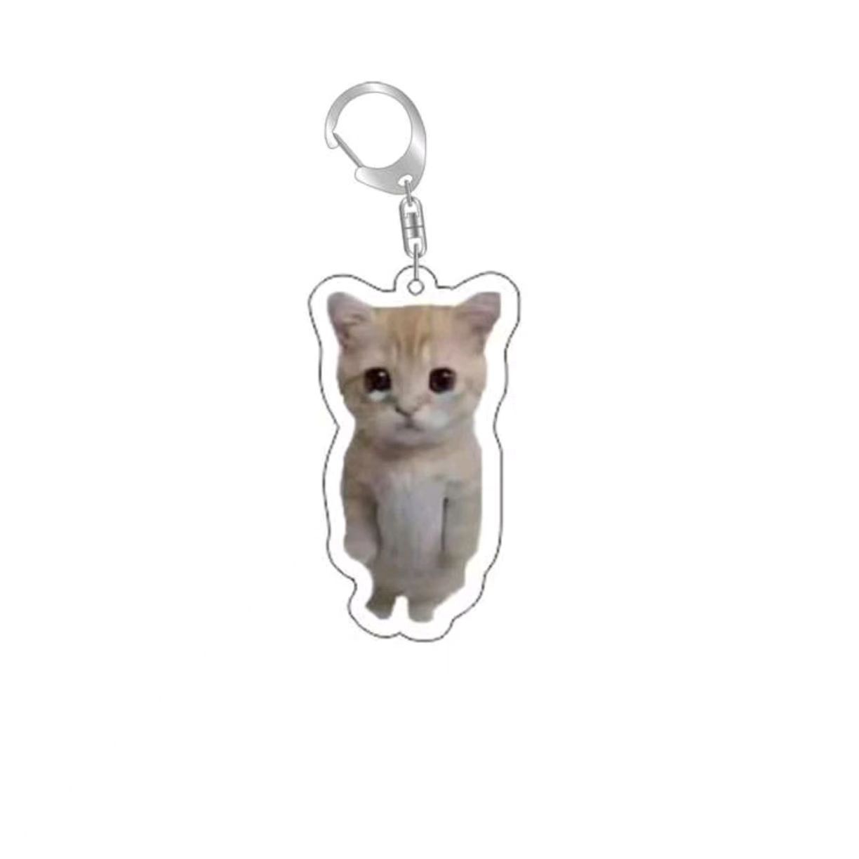 Facial Expression Bag Keychain Acrylic Hang Decorations