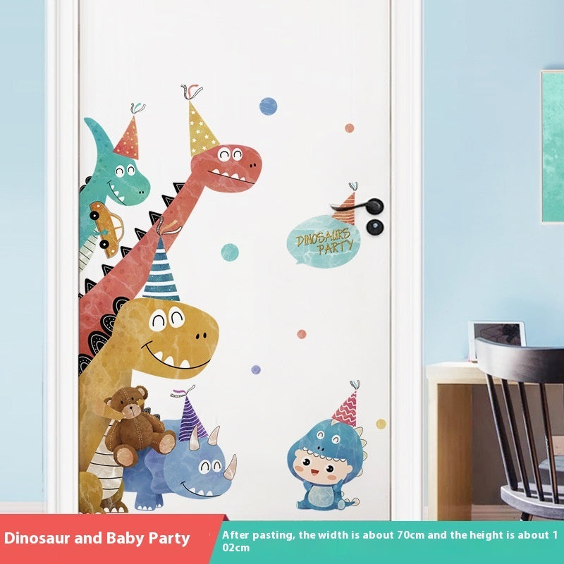 Door Sticker Self-adhesive Sticker Wall Sticker Decorative Painting Door Renovation