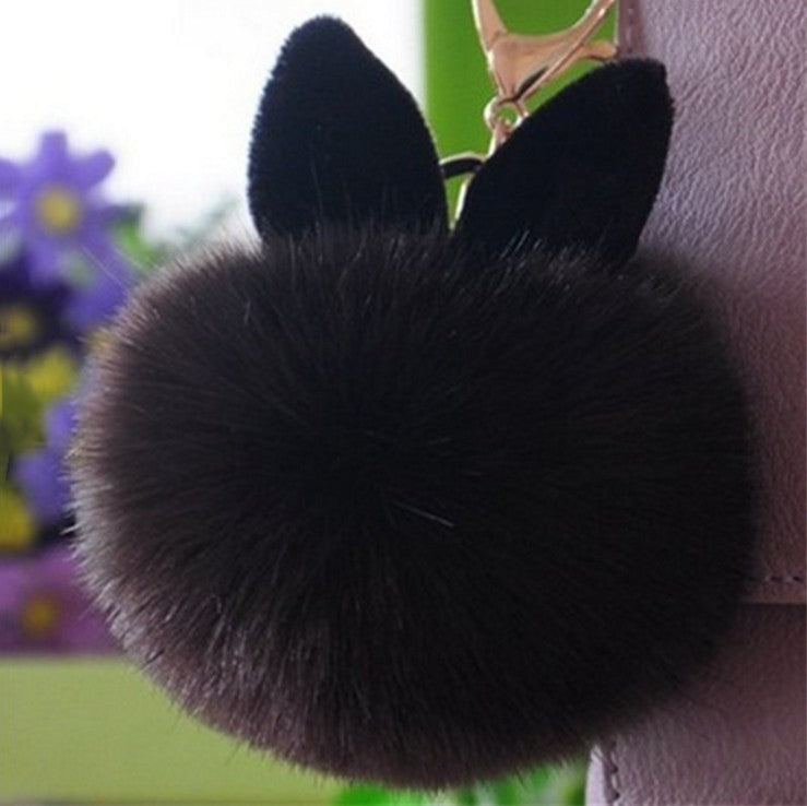 Fur Bag Pendant Plush Keychain