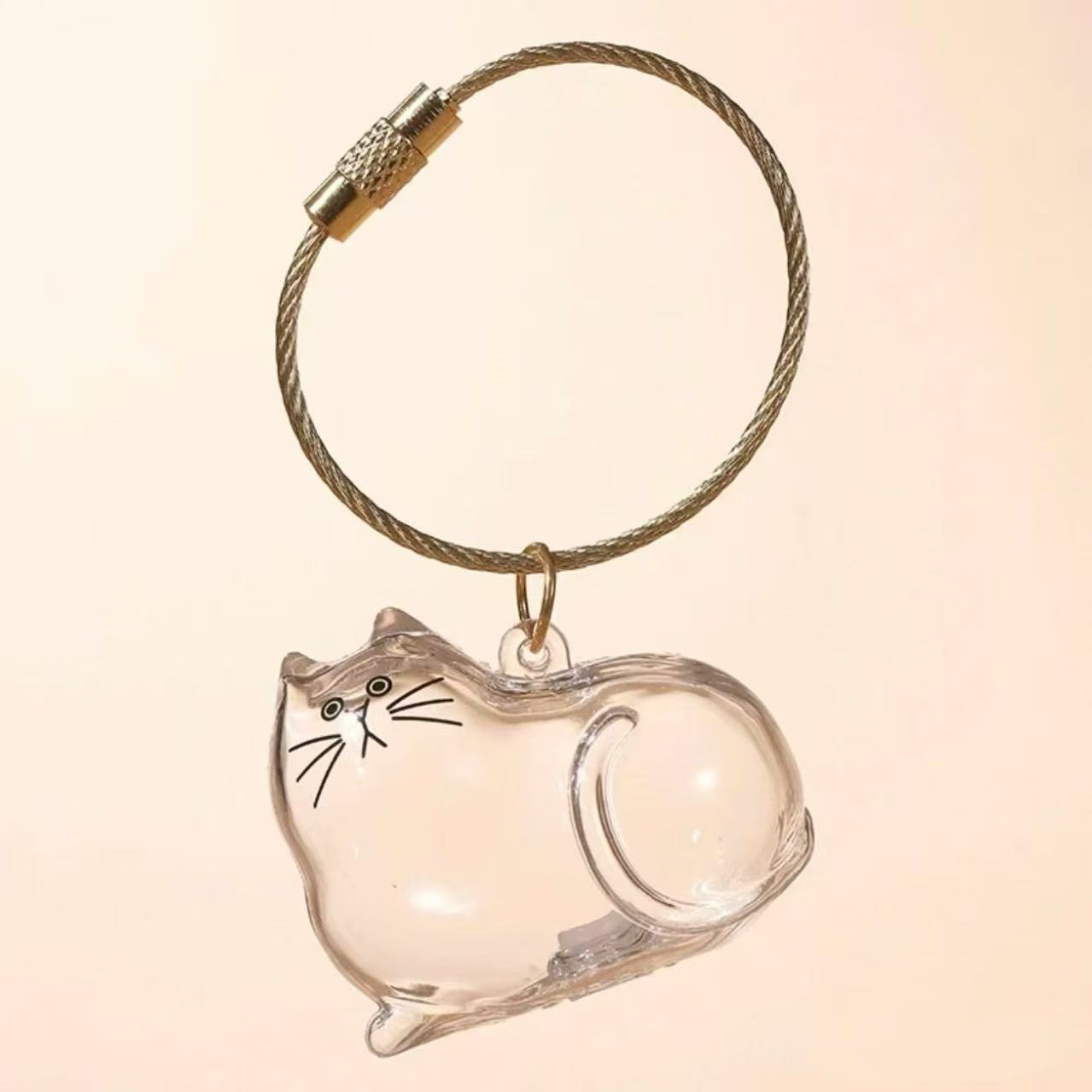 Personality Transparent Cat Automobile Hanging Ornament