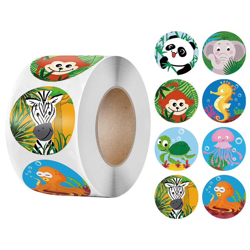 Children's Cartoon Animal Stickers Cute