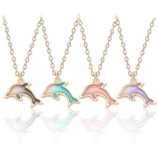 Dolphin necklace jewelry