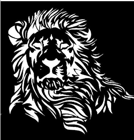 Lion Bumper Stickers African Animal Lion Car Window Glass Car Sticker