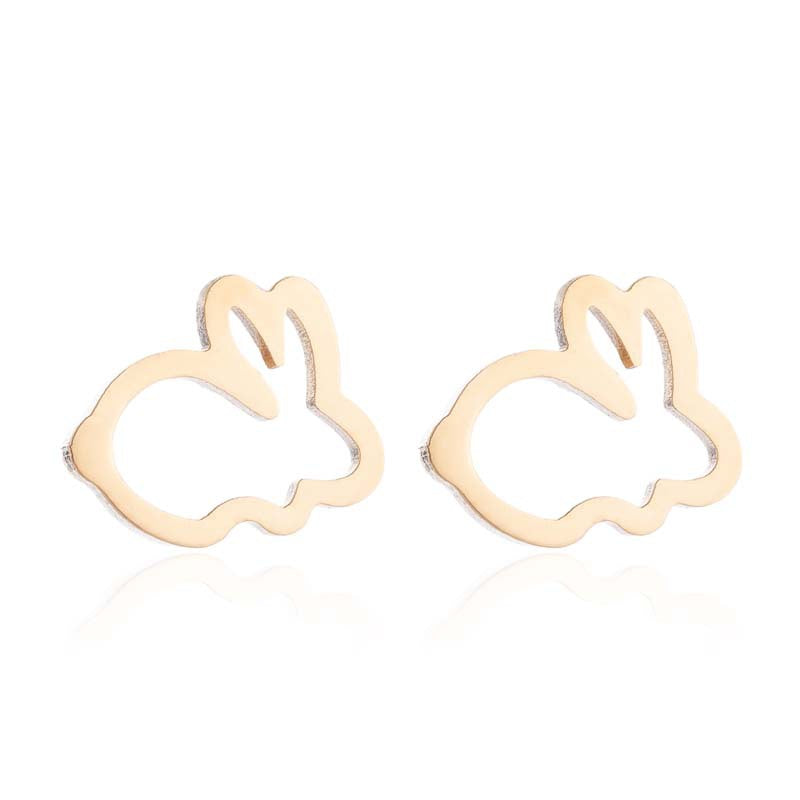 Rabbit Earring Pendant two piece suit