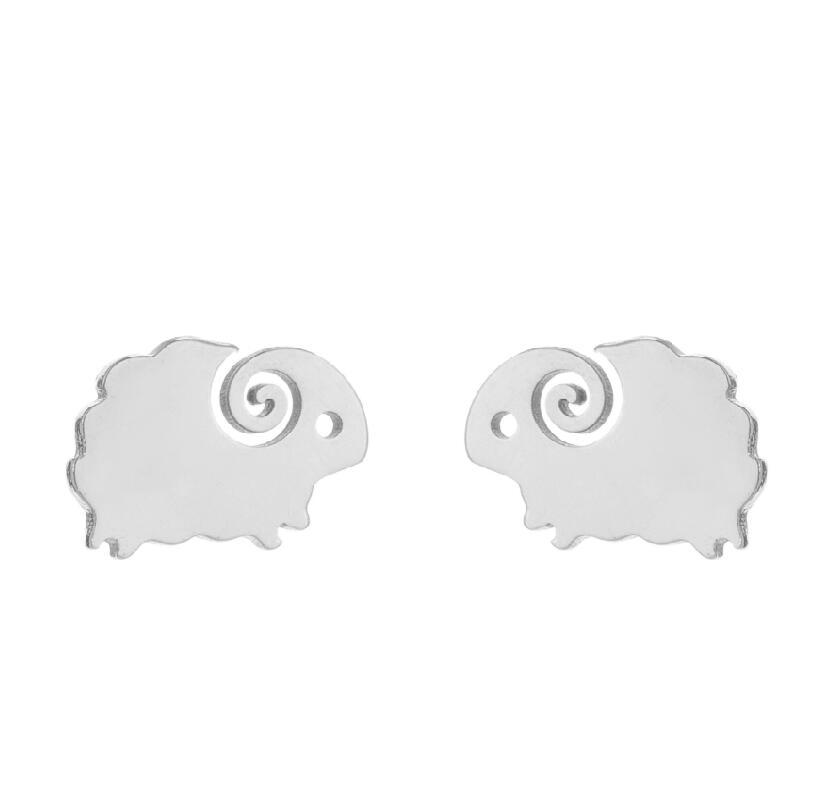 Simple Animal Earrings Bee Dolphin Earrings Plating Korean Style Earrings