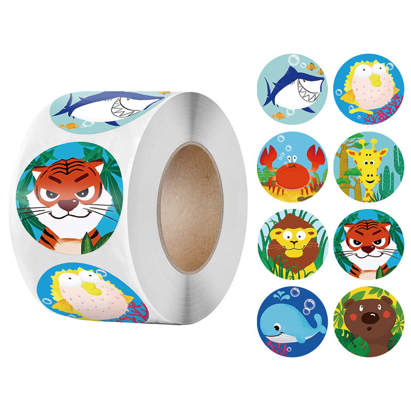 Children's Cartoon Animal Stickers Cute
