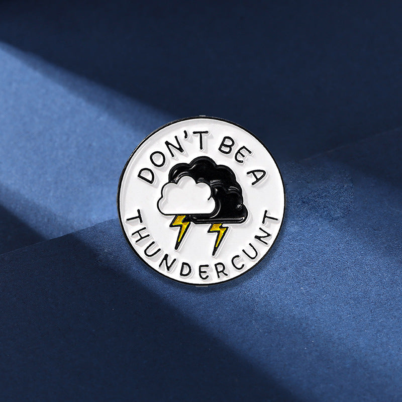 Cute Cartoon Creativity Metal Brooch Decorations