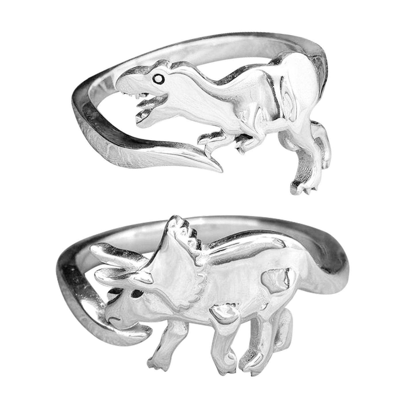 New European And American Alloy Dinosaur Ring Animal Ring Jewelry