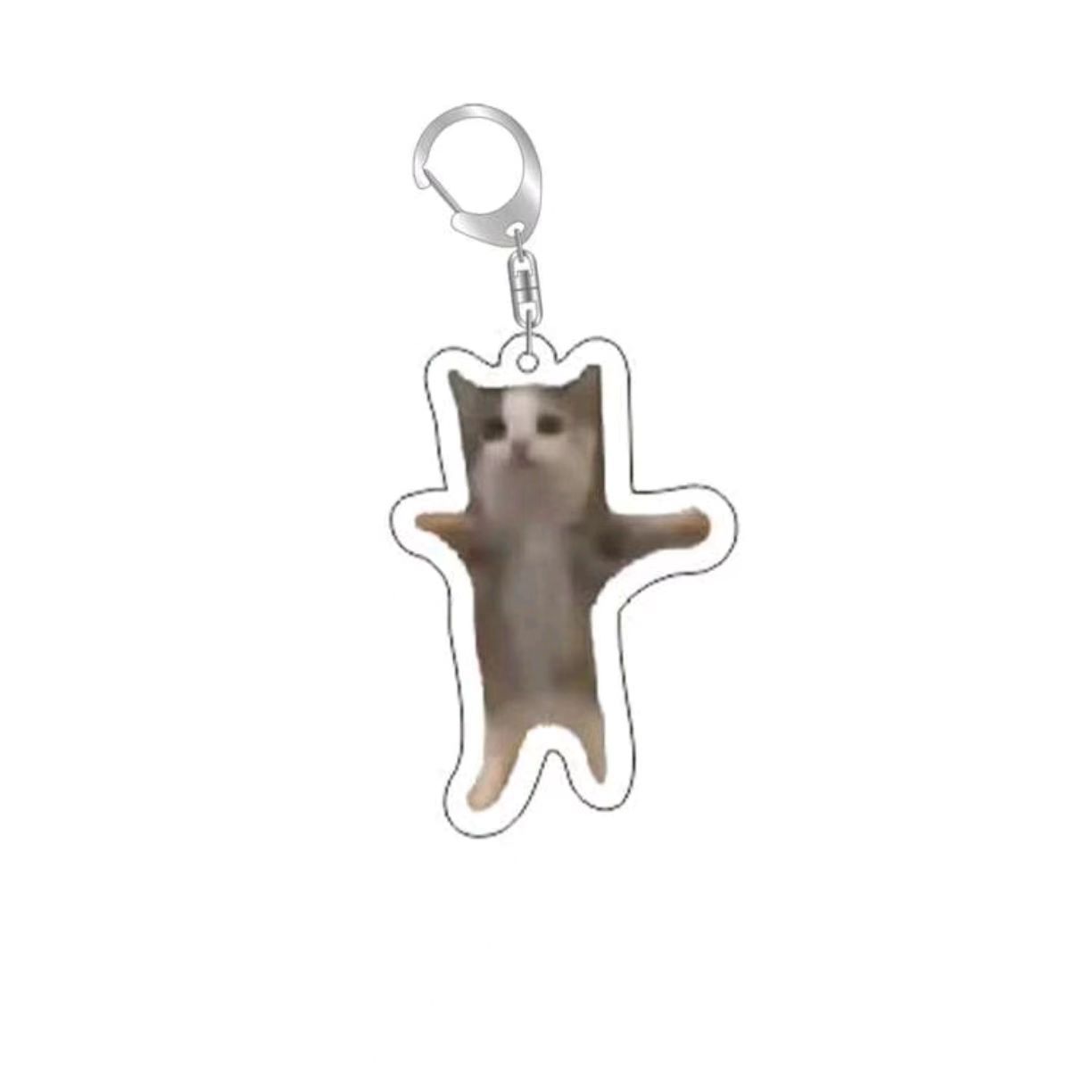 Facial Expression Bag Keychain Acrylic Hang Decorations