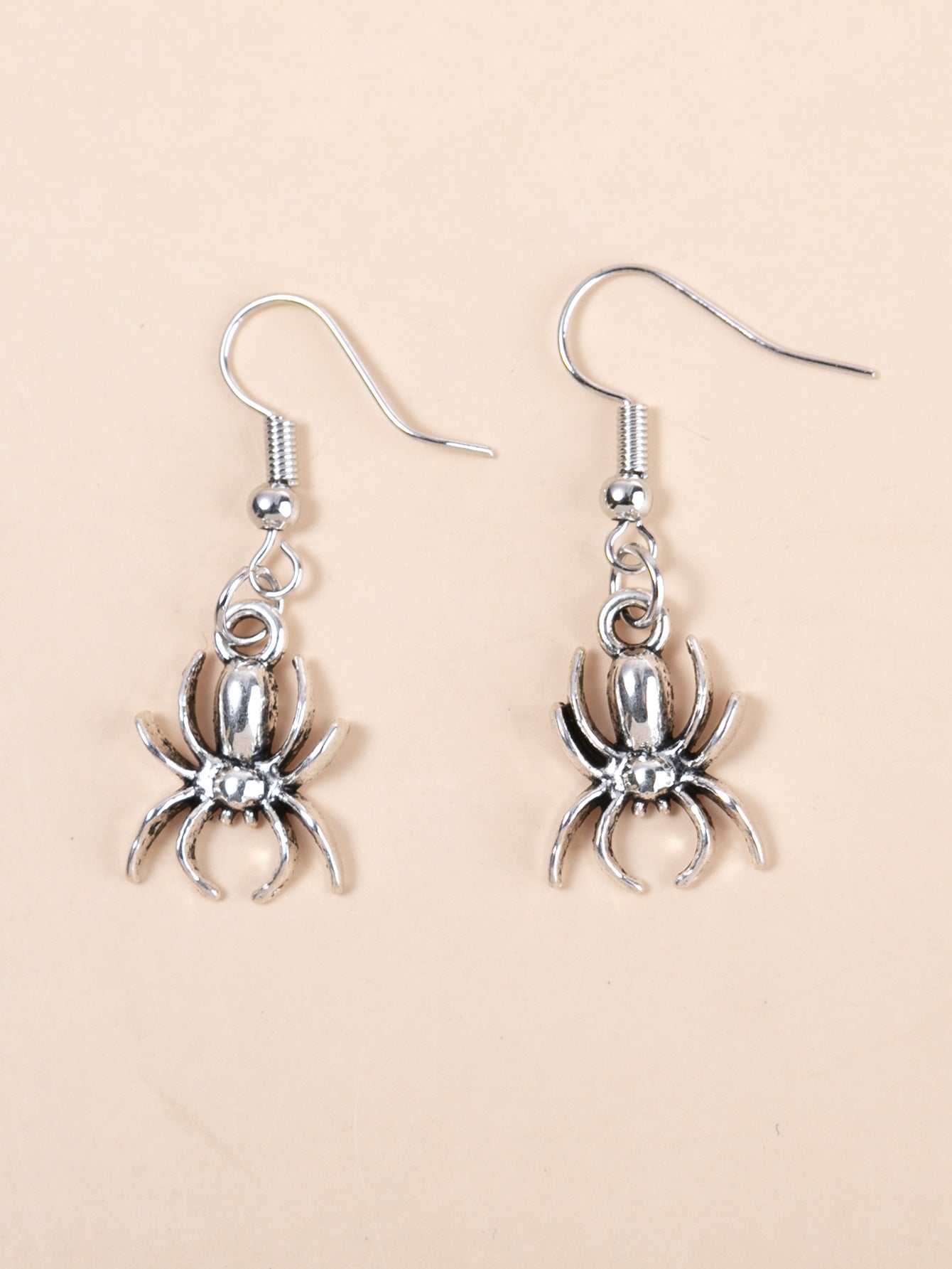 Cartoon Alloy Insect Animal Spider Retro Simple Pendant Earrings