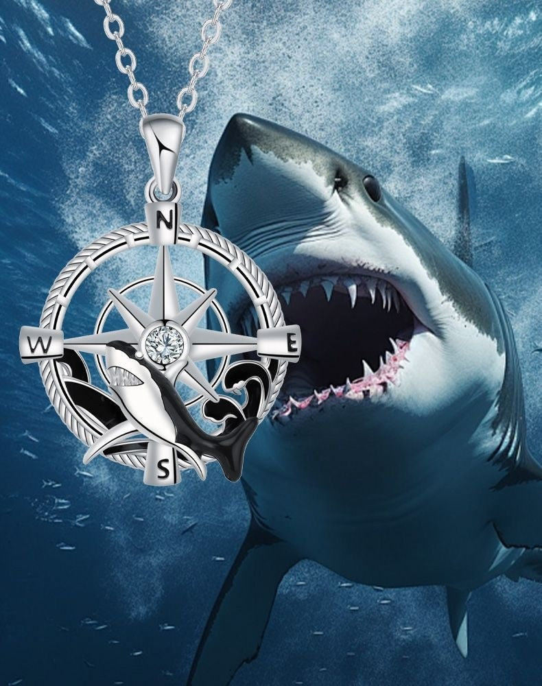Haizhong Shark Necklace For Women Summer Cool Fashion Jewelry