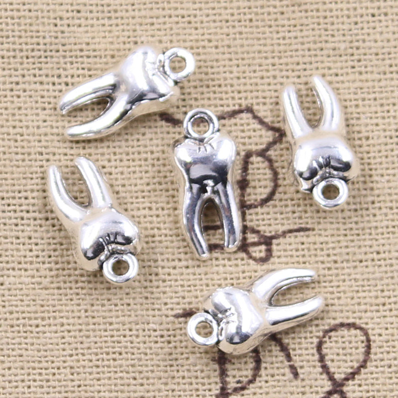Teeth Pendant Zinc Alloy Jewelry Accessories