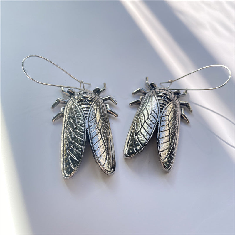 Creative Design Cicada Pendant Earring Jewelry