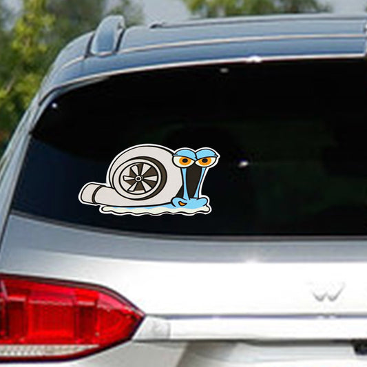 Snail Car Sticker Reflective Color Bumper