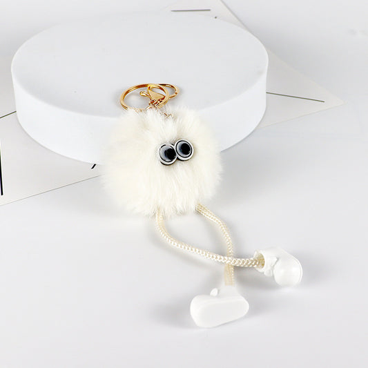 Car Keyring Bag Plush Pendant