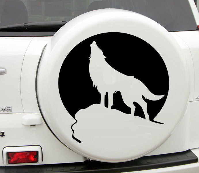 Car Scratch Hidden Car Stickers Wolf Totem Sticker Wolf Film For The Whole Car Wolf Road Car Body Decal Universal Machine Cover Body Decorative Stickers