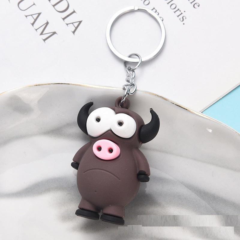New Big Eye Animal Doll Big Eye Monkey Keychain