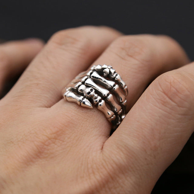 Vintage Punk Snake Dragon Animal Ring