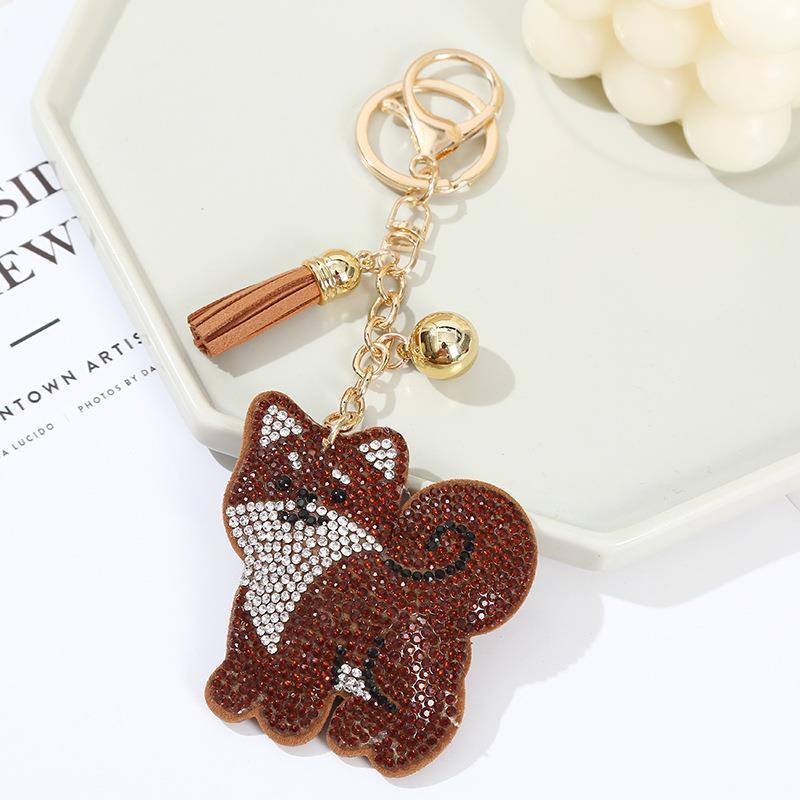 Tassel Diamond Keychain Pendant