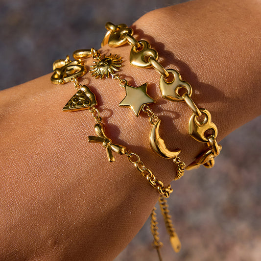 Heart Bracelet Light Luxury High-grade Jewelry Does Not Fade