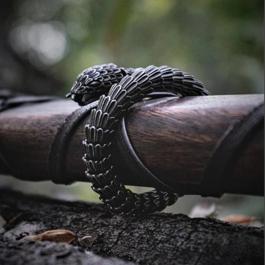 Creative Casting Snake Scale Men's Bracelet